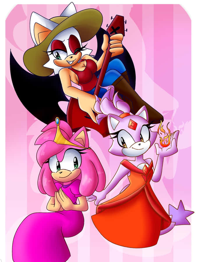 Sonic Characters Unite! Wallpaper