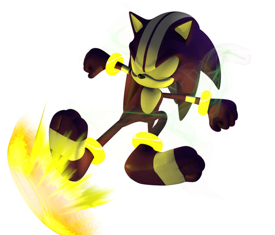 Sonic In Action On A Magical Arabian Adventure Wallpaper