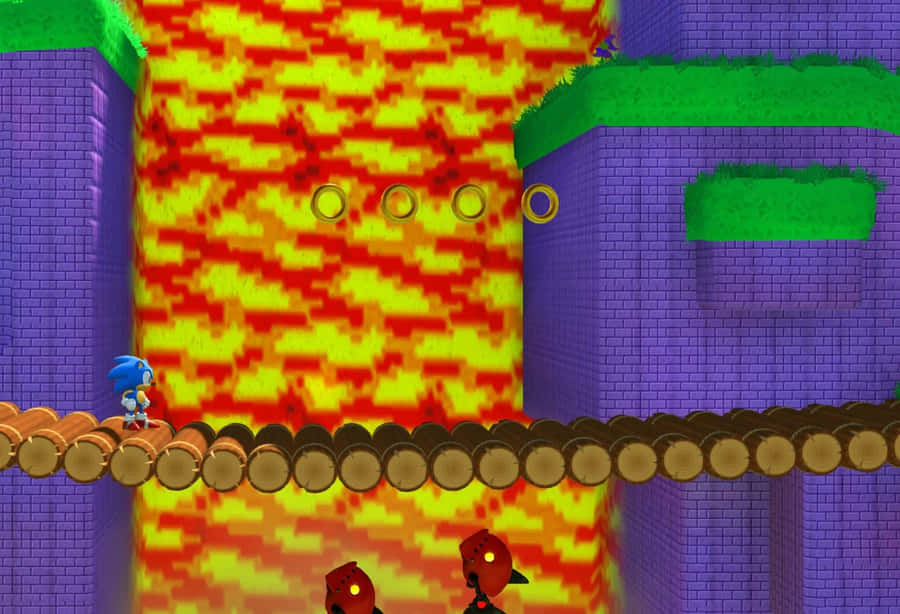 Sonic_ Marble_ Zone_ Challenge Wallpaper