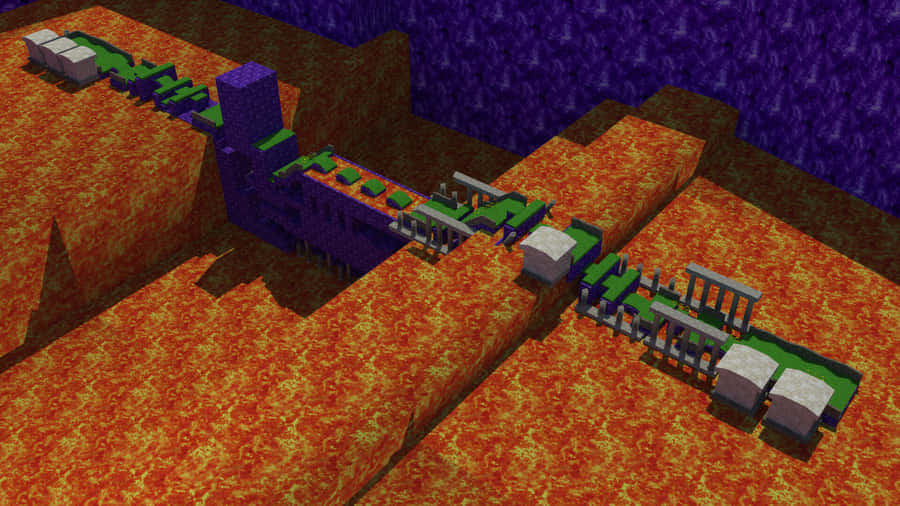 Sonic_ Marble_ Zone_ Level_ Design Wallpaper