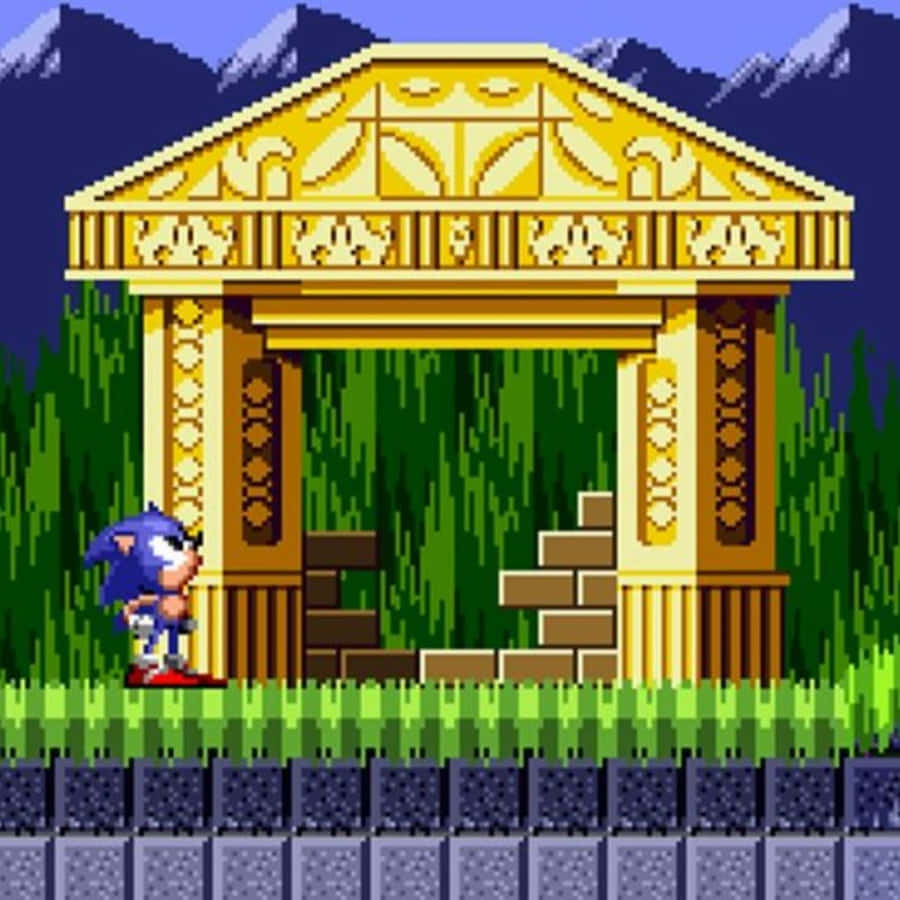 Sonic_ Marble_ Zone_ Structure Wallpaper