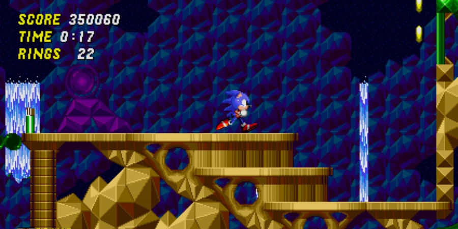 Sonic_ Mystic_ Cave_ Zone_ Gameplay Wallpaper
