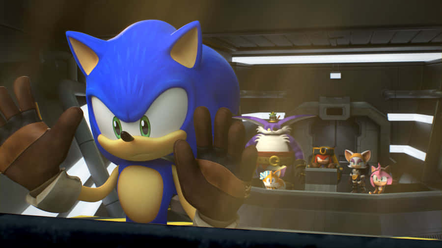 Sonic_ Prime_ Group_ Scene Wallpaper