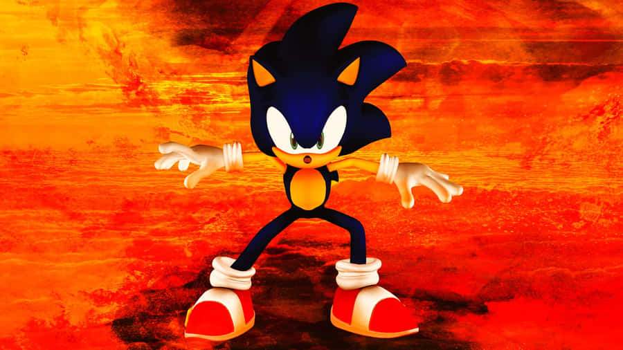 Sonic Racing Towards Adventure In Sonic And The Secret Rings Wallpaper