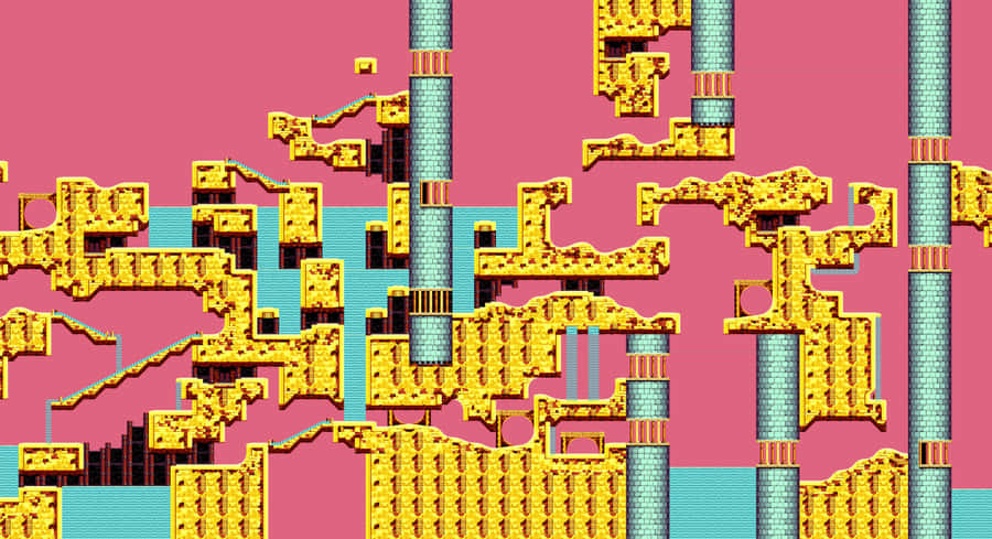 Sonic_ Sandopolis_ Zone_ Map Wallpaper