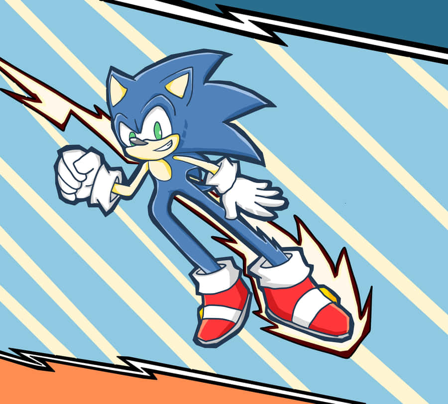 Sonic Speeding Action Wallpaper