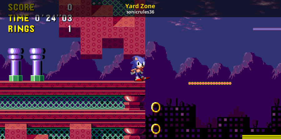 Sonic_ Spring_ Yard_ Zone_ Gameplay Wallpaper