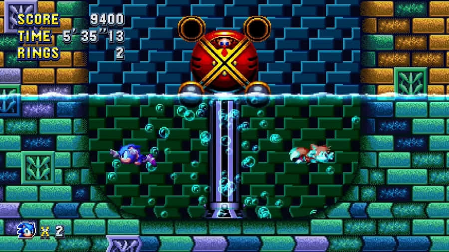 Sonic The Hedgehog Exploring The Thrilling Hydrocity Zone Wallpaper