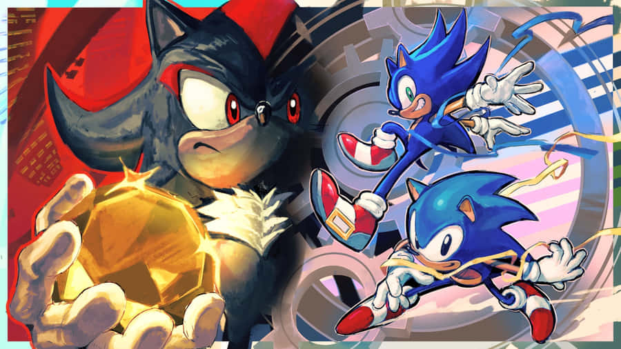 Sonic X Shadow Generations Battle Wallpaper