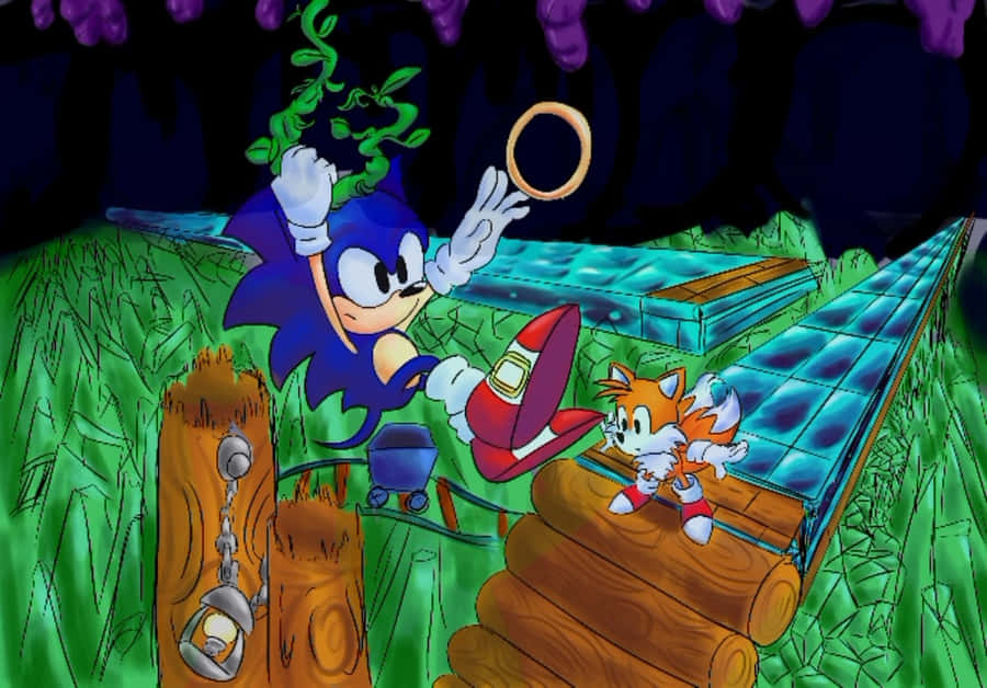 Sonicand Tails Mystic Cave Zone Wallpaper