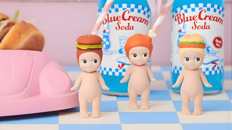 Sonny Angel Burger Series Wallpaper