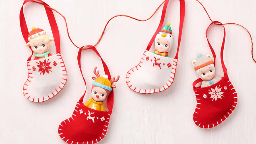Sonny Angel Christmas Stocking Ornaments Wallpaper