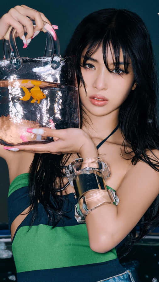 Sophia Katseye Fashion Statement Wallpaper