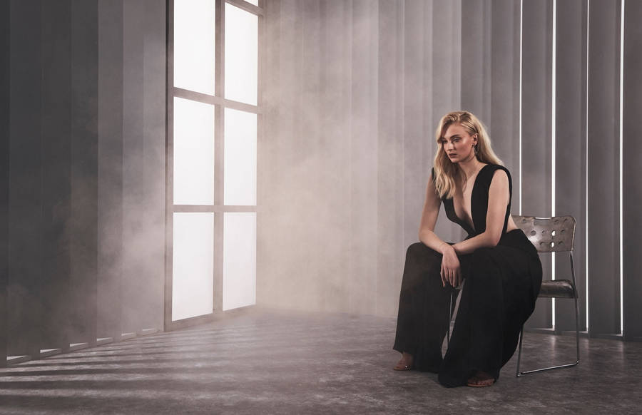 Sophie Turner Glam Photoshoot Wallpaper