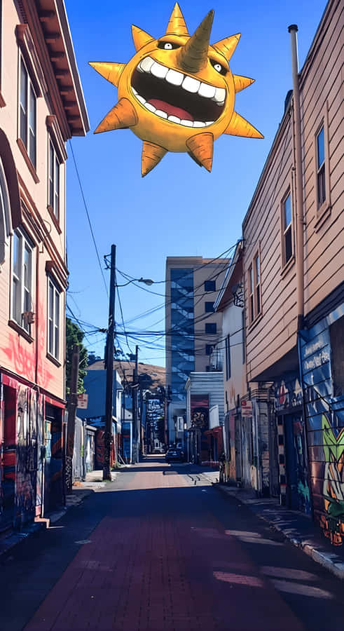 Soul Eater Sun Over Urban Alley Wallpaper