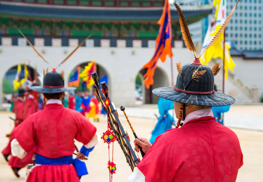 South Korean Traditional Festival Wallpaper