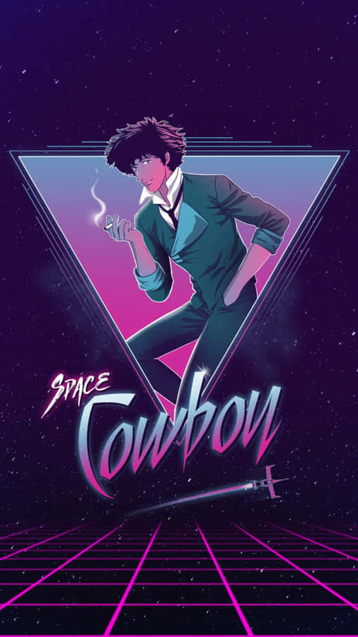Space Cowboy Anime Poster Wallpaper
