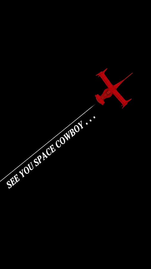 Space Cowboy Farewell Wallpaper