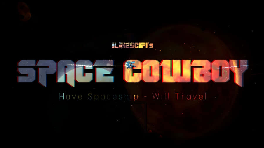 Space Cowboy Logo Design Wallpaper