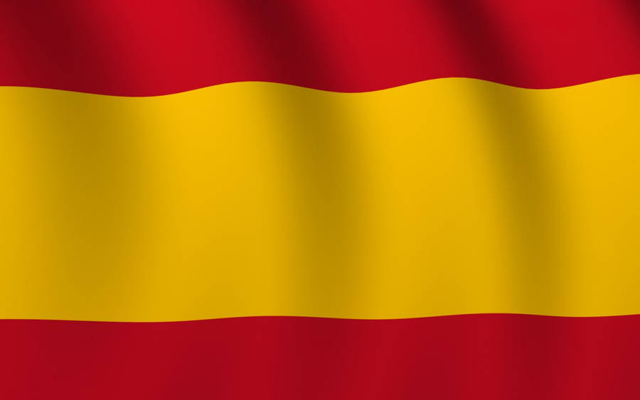 Spain Flag Red Yellow Triband Wallpaper