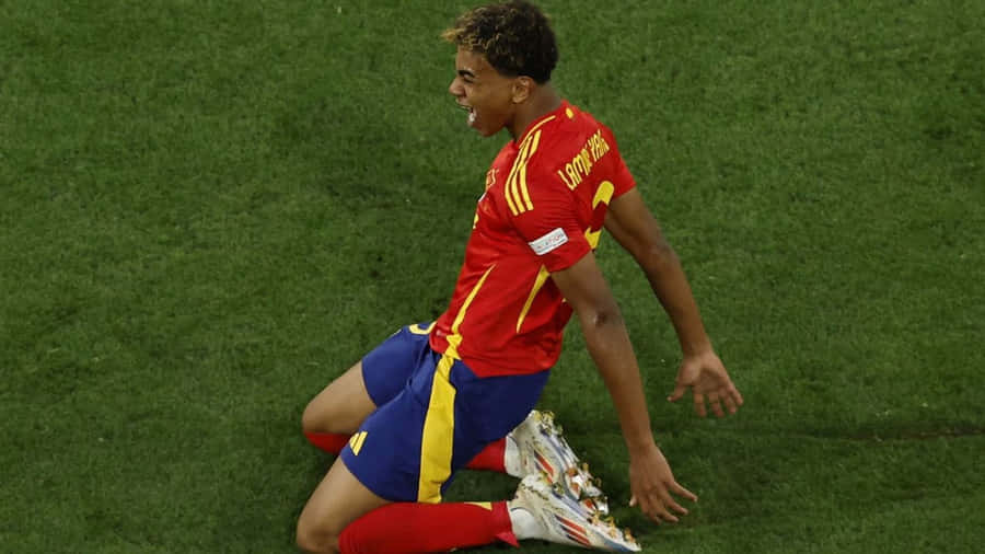 Spanish Footballer Celebration Wallpaper