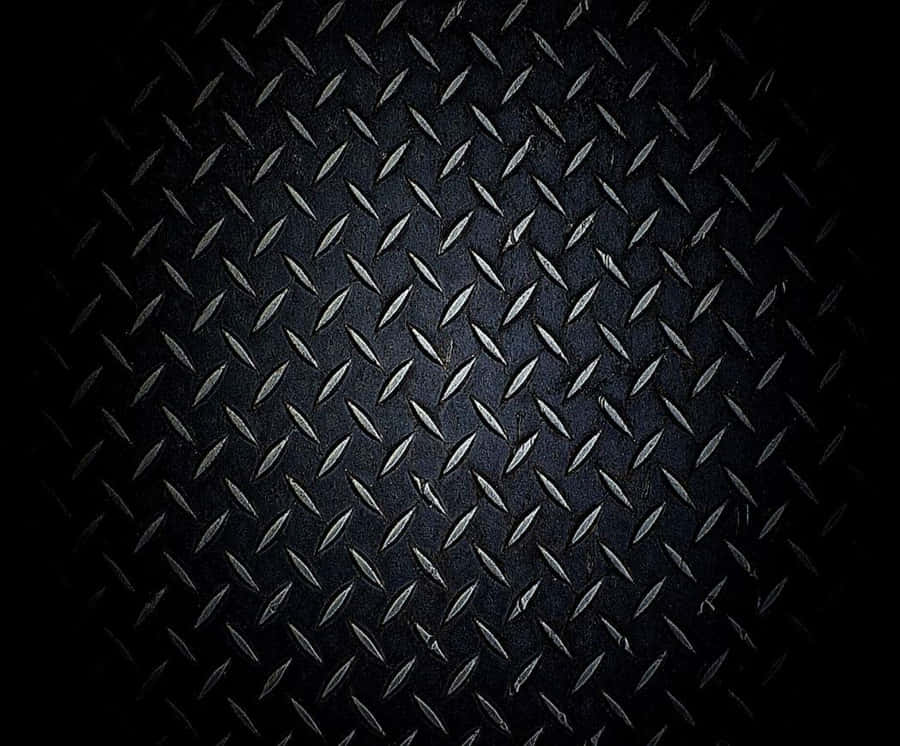 Sparkling And Silver Diamond Plate Textured Wall Wallpaper