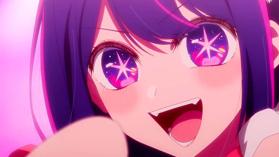 Sparkling Eyes Anime Character Wallpaper