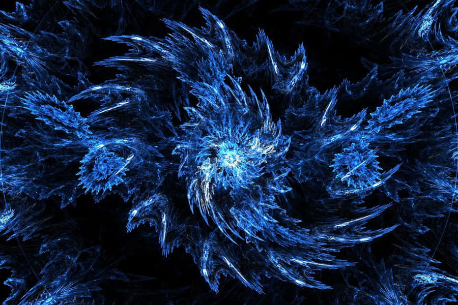 Sparkling Sapphire Blue Wallpaper