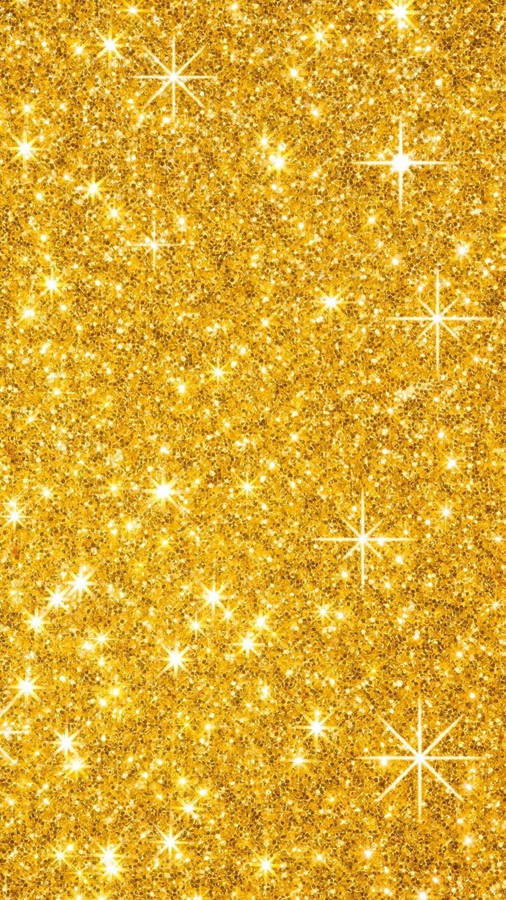 Sparkly Gold Glitter Iphone Wallpaper