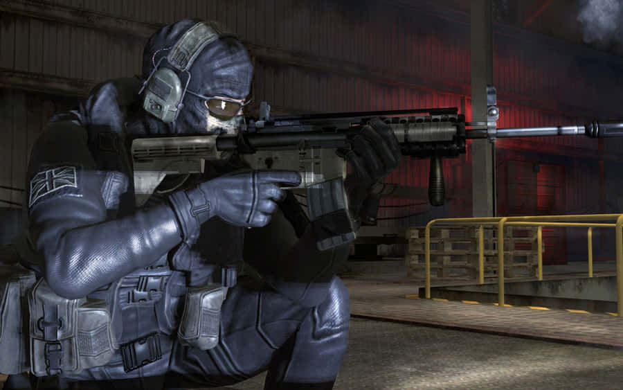 Special_ Ops_ Soldier_ Firing_ M W2.jpg Wallpaper