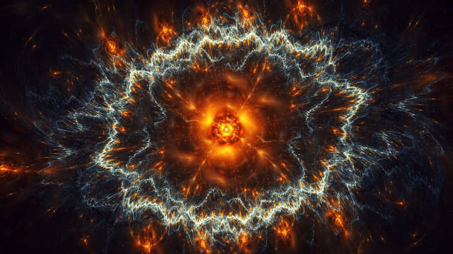 Spectacular Supernova Explosion In Deep Space Wallpaper