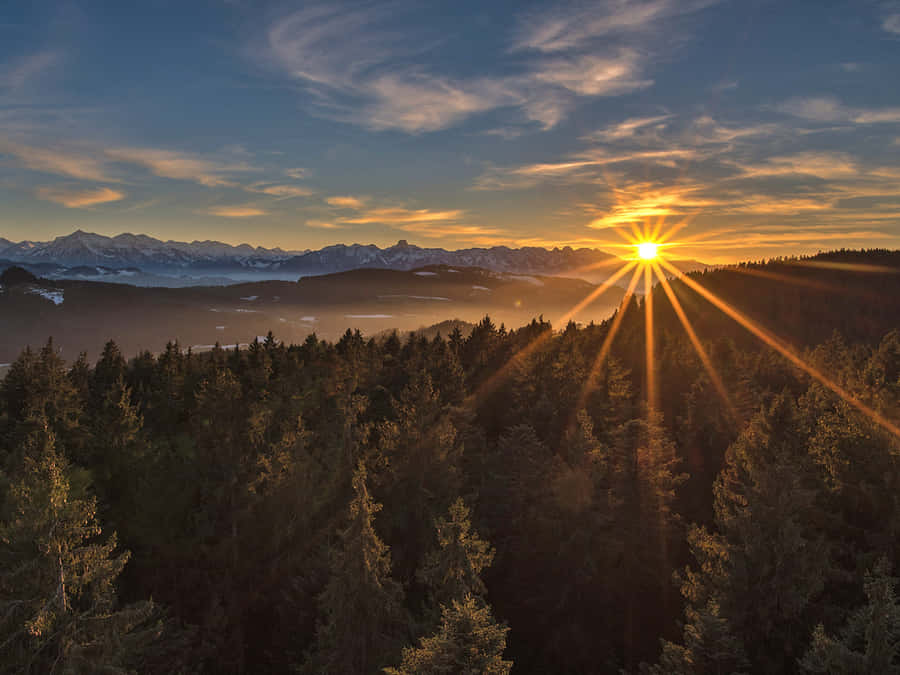 Spectacular Vista Of Bern City, Switzerland Wallpaper