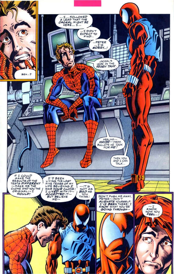 Spider Man Clone Saga Conversation Wallpaper