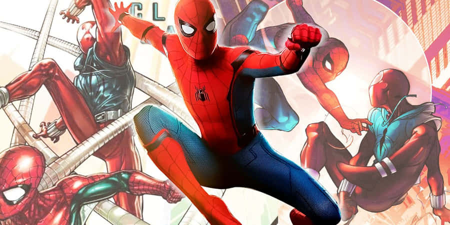 Spider Man Clone Saga Multiple Versions Wallpaper