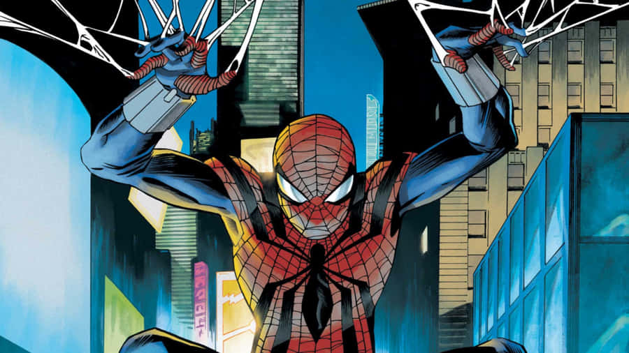 Spider Man Clone Saga Swinging Wallpaper