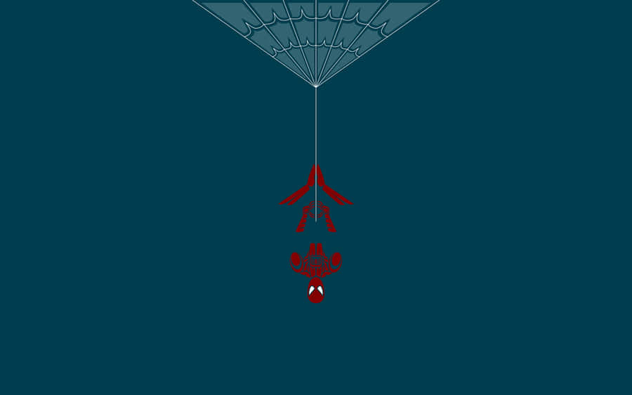 Spider-man Masterfully Web Slinging Through The City Wallpaper