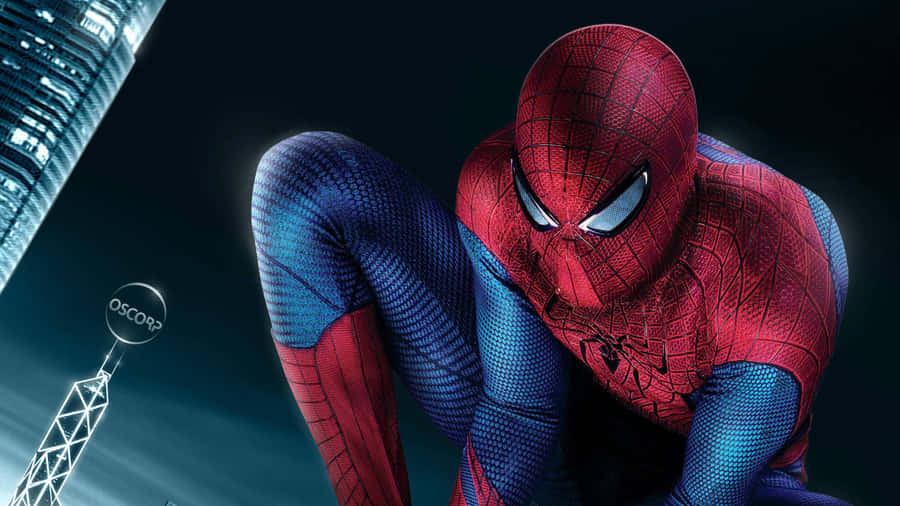Spider Man Oscorp Nighttime Vigilance Wallpaper