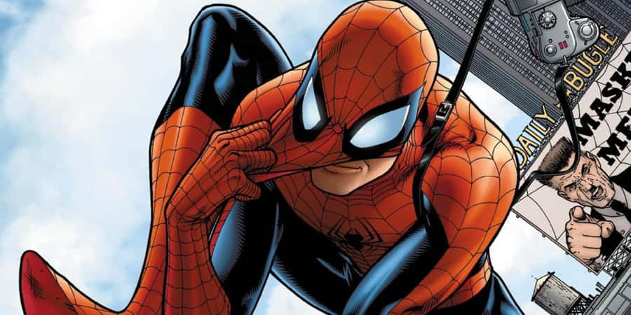 Spiderman Daily Bugle Backdrop Wallpaper