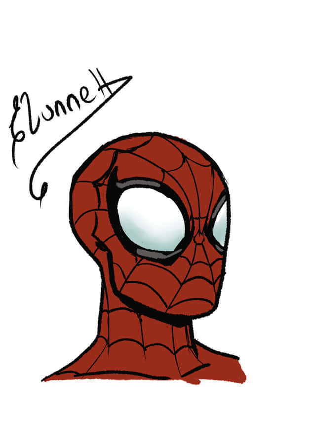 Spiderman Pfp Head Drawing Wallpaper