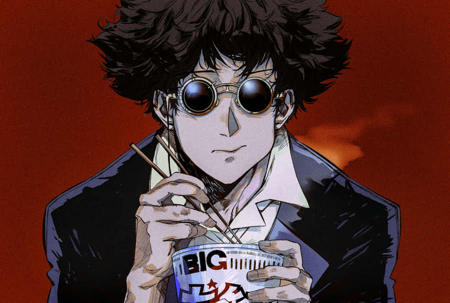 Spike Spiegel Standing Tall Wallpaper