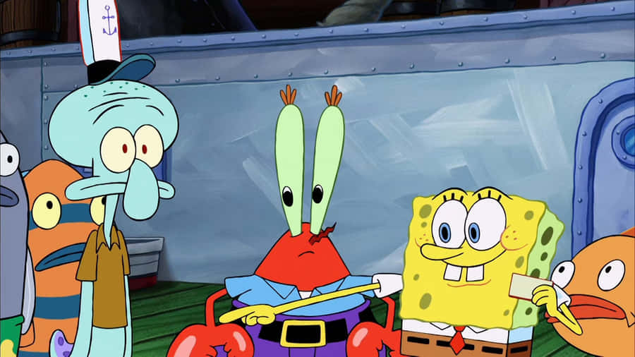 Spongebob Pfp Busted Wallpaper