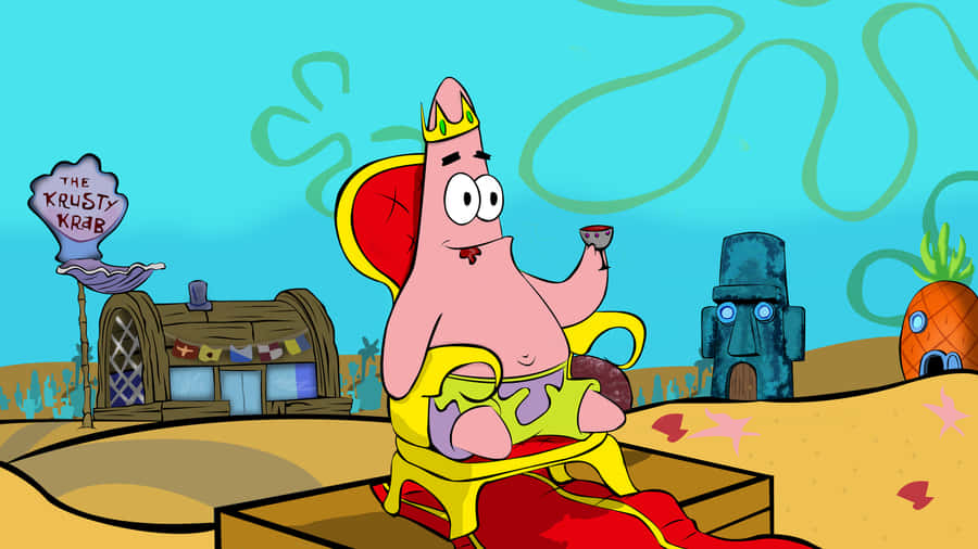 Spongebob Pfp King Patrick Wallpaper