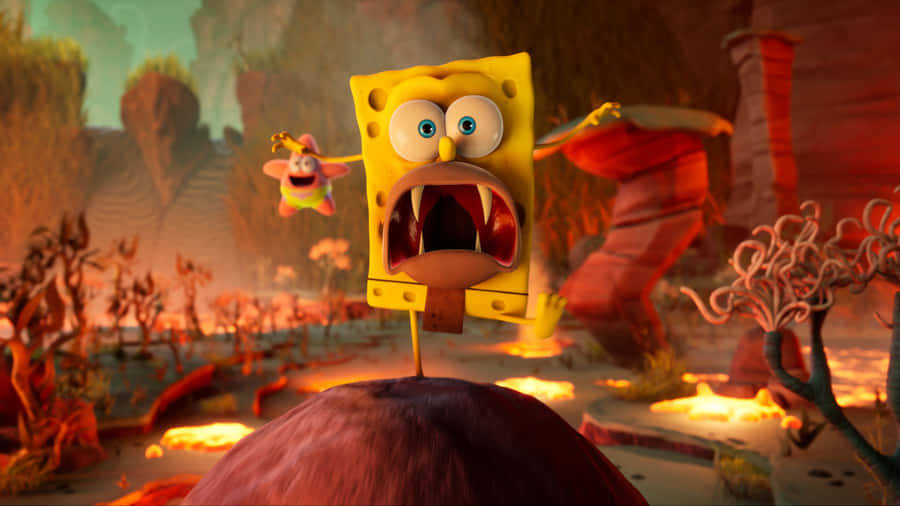 Spongebob Pfp Primitive Wallpaper