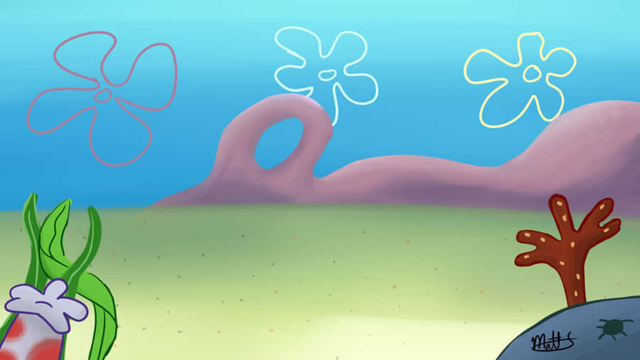 Spongebob Place Desktop Wallpaper