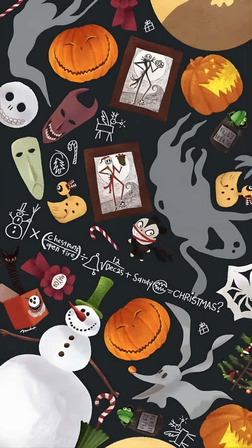 Spooky Christmas Night Wallpaper