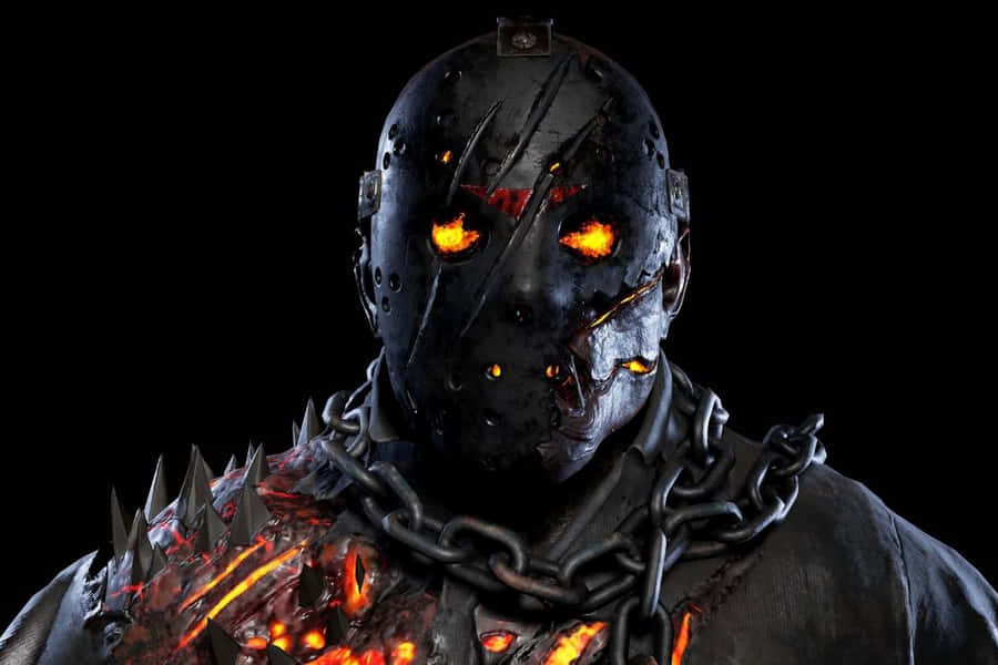 Spooky Collection Of Halloween Masks Wallpaper