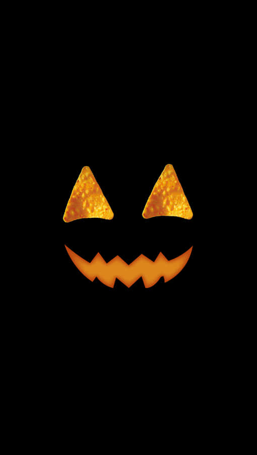 Spooky Halloween On Black Wallpaper