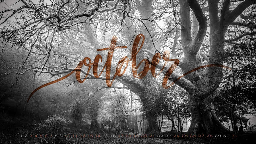 Spooky October Desktop Wallpaper