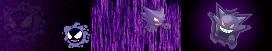 Spooky Shades – An Ensemble Of The Ghost Pokemon Wallpaper
