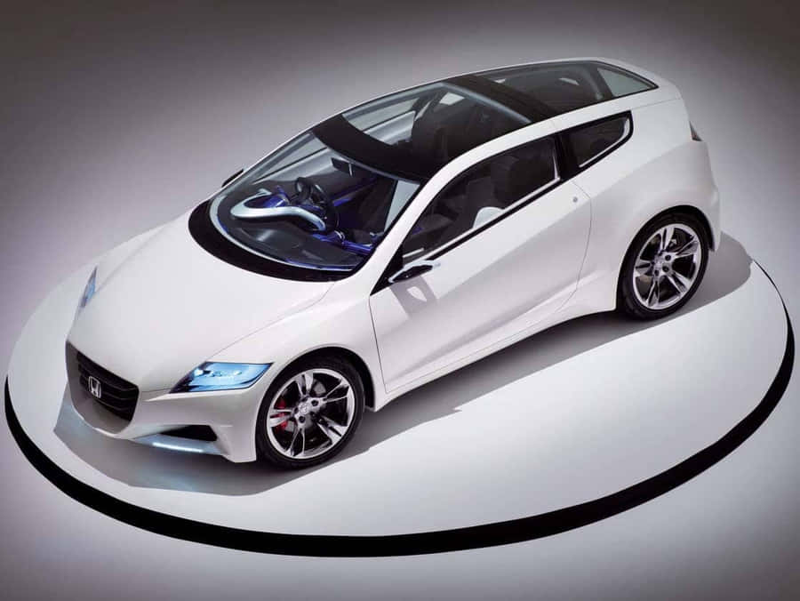 Sporty And Stylish Honda Cr-z Hybrid Coupe Wallpaper